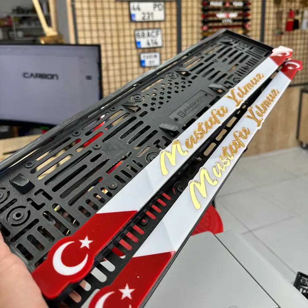 Kişiye Özel Pleksi Plakalık