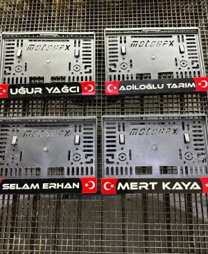 Pleksi Motor Plakalık
