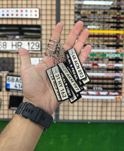 Pleksi Anahtarlık 25 Adet