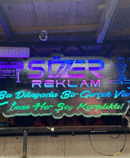 Dekoratif İç Mekan Tabela