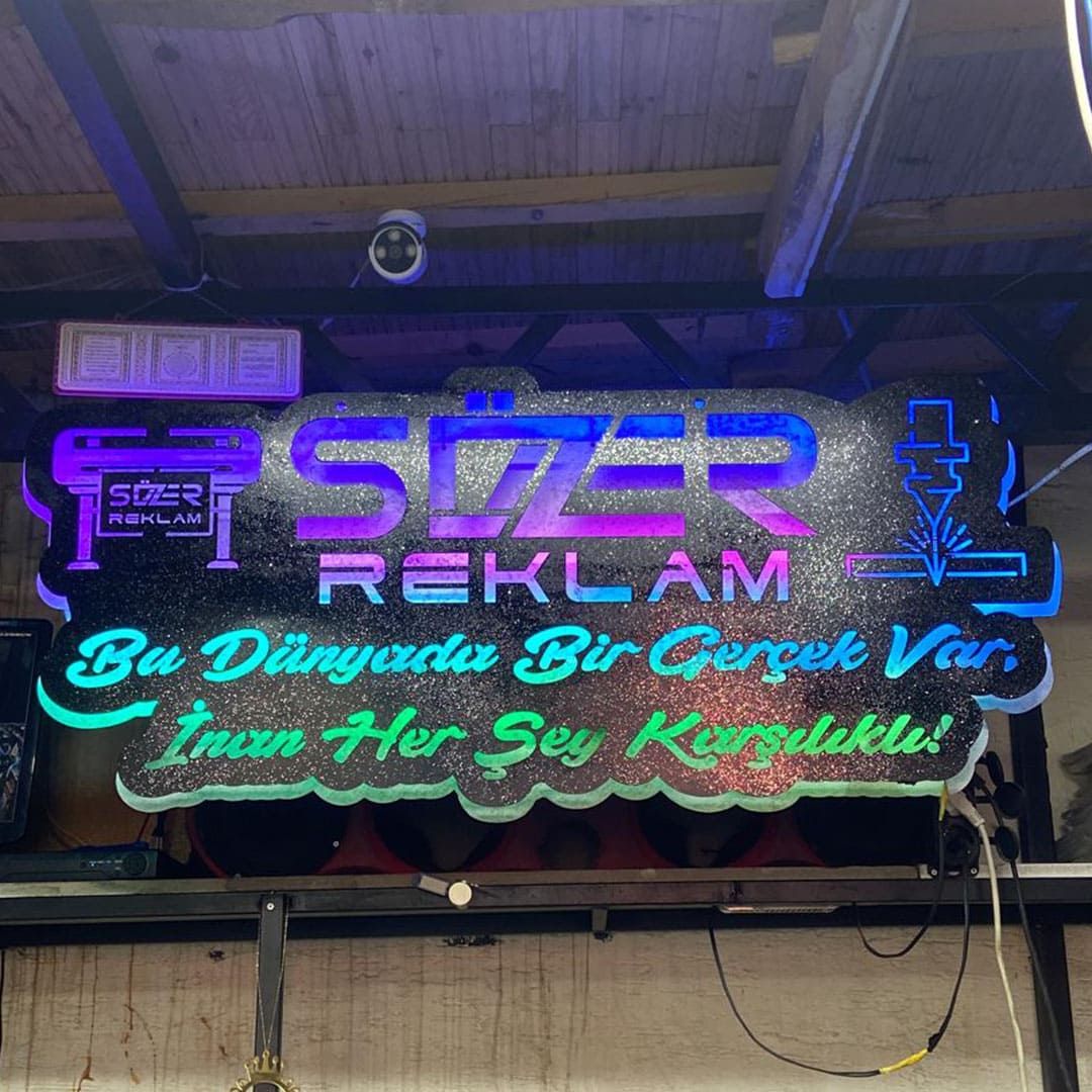 Dekoratif İç Mekan Tabela